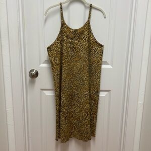 Leopard Print Slip Dress - size XL‎